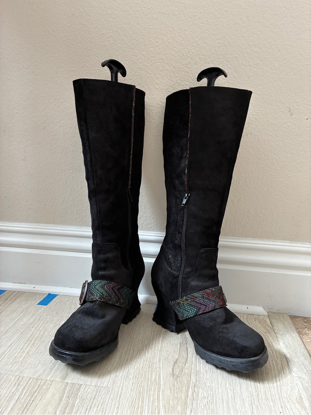 FLUEVOG- Stop it Arresto soft leather Knee-High Heeled Boots size 8.5